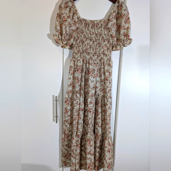 Shein Floral Long Dress Size Small NWOT - Picture 6 of 10